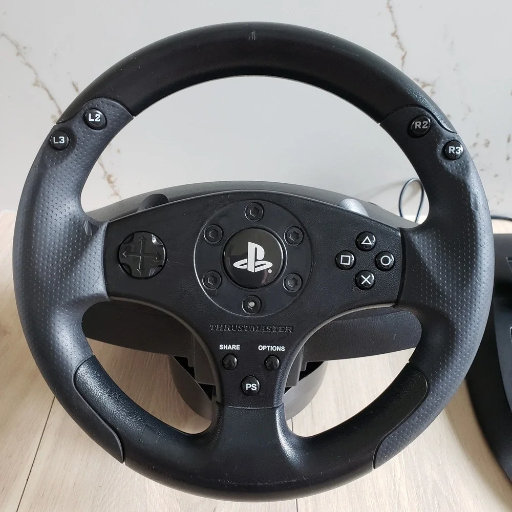 Thrustmaster T80 Racing Wheel and Pedals for PlayStation PS3 PS4 PS5 PC Gaming